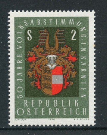 1970 - AUSTRIA - PLEBISCITO DELLA CARINZIA - NUOVO - LOTTO/27960