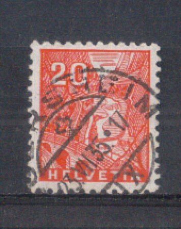 1934 - LOTTO/SVI275U - SVIZZERA - 20c. VEDUTE - USATO