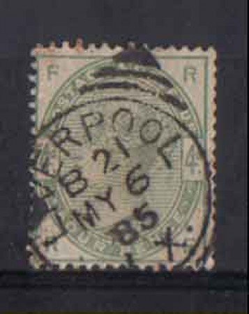 1883/84 - LOTTO/3523 - GRAN BRETAGNA - 4p. VERDE