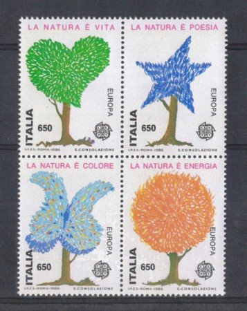 1986 - LOTTO/6851 - REPUBBLICA - EUROPA - NATURA