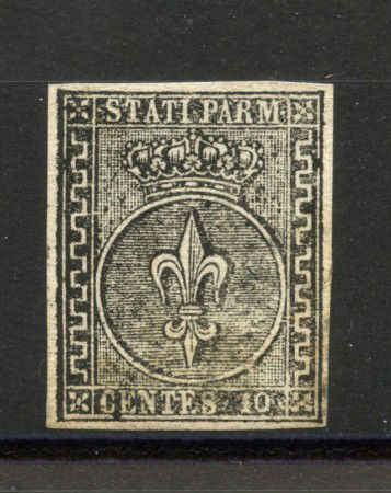 1852 - DUCATO DI PARMA - LOTTO/40235 - 10 cent.  BIANCO - USATO
