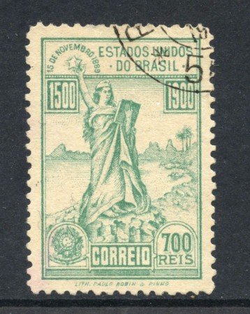 1900 - BRASILE - 700r. 4° CENTENARIO BRASILE - USATO - LOTTO/28832