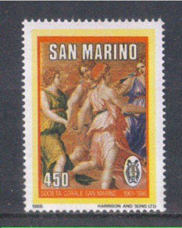 1986 - LOTTO/8070 - SAN MARINO - SOCIETA' CORALE