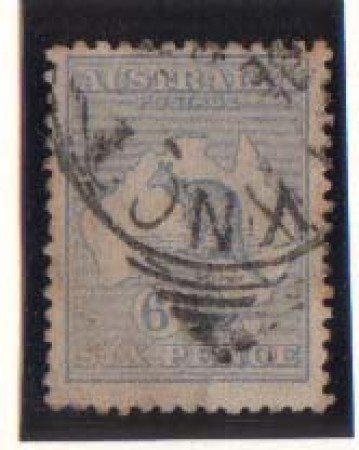 1912/19 - LOTTO/1813 -  AUSTRALIA - 6p. BLU