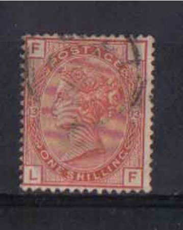 1881 - LOTTO/3550 - GRAN BRETAGNA - 1 Sc. ROSSO