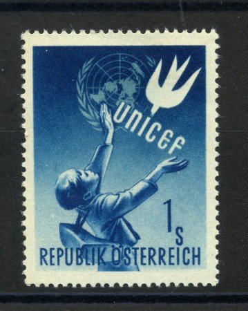 1949 - AUSTRIA - UNICEF LINGUELLATO- LOTTO/34076