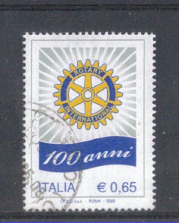 2005 - LOTTO/7500U - REPUBBLICA - ROTARY CLUB - USATO