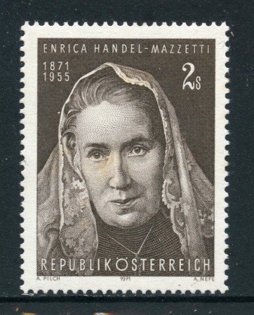 1971 - AUSTRIA - ENRICA HANDEL-MAZZETTI - NUOVO - LOTTO/27966