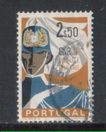 1962 - LOTTO/9781CU - PORTOGALLO- 2,50e. GUARDIA NAZIONALE - US.