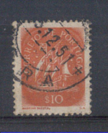 1943 - LOTTO/9711BU - PORTOGALLO - 10c. CARAVELLA - USATO
