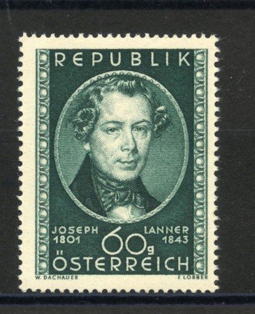 1951 - AUSTRIA - JOSEF LANNER  NUOVO - LOTTO/34087