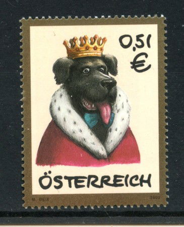 2002 - AUSTRIA - LOTTO/41916 - ANIMALI DOMESTICI CANE - NUOVO