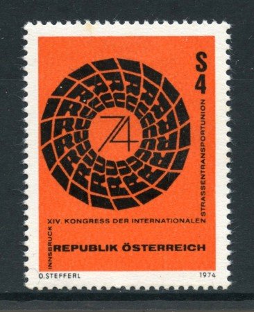 1974 - AUSTRIA - TRASPORTO SU STRADA - NUOVO - LOTTO/28010