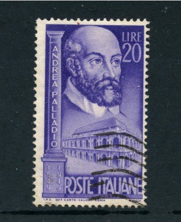 1949 - ITALIA REPUBBLICA - ANDREA PALLADIO - USATO - LOTTO/6083UD