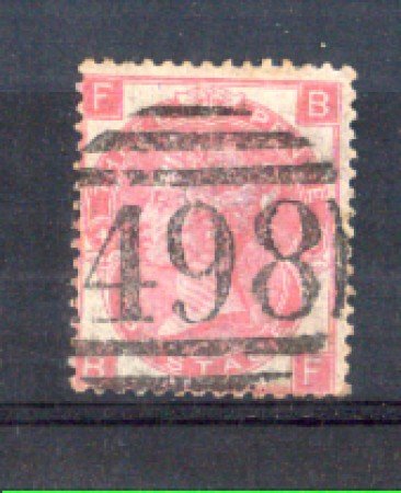 1865 - LOTTO/11188 - GRAN BRETGNA - 3p. ROSA - USATO
