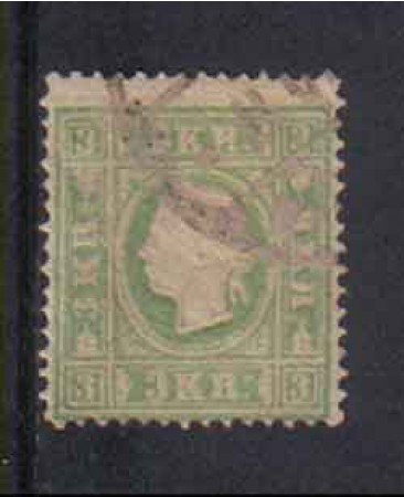 1859 - LOTTO/3651 - AUSTRIA - 3 Kr. VERDE USATO