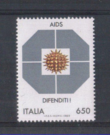 1989 - LOTTO/6912 - REPUBBLICA - LOTTA ALL'AIDS