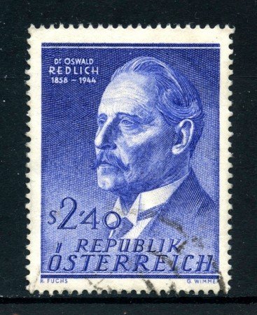 1958 - AUSTRIA - OSWALD REDLICH - USATO - LOTTO/27920