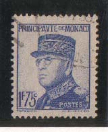 1937 - LOTTO/8550 - MONACO - 1,75 Fr. LUIGI II° - USATO