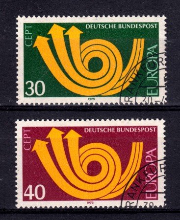 1973 - GERMANIA FEDERALE - EUROPA 2v. - USATI - LOTTO/31518U