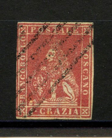 1857 - TOSCANA - LOTTO/40282 - 1 CRAZIA CARMINIO - USATO