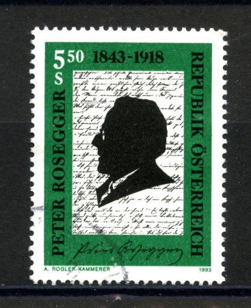 1993 - AUSTRIA - PETER ROSEGGER - USATO - LOTTO/39652