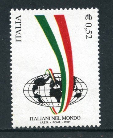 2002 - REPUBBLICA - ITALIANI NEL MONDO - NUOVO - LOTTO/25615