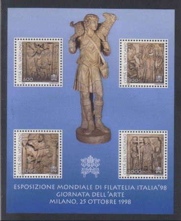 1998 - LOTTO/5740A - VATICANO - ESPOSIZ. MONDIALE FILATELIA