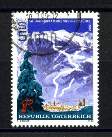 1990 - AUSTRIA - GARE SCIISTICHE - USATO - LOTTO/39592