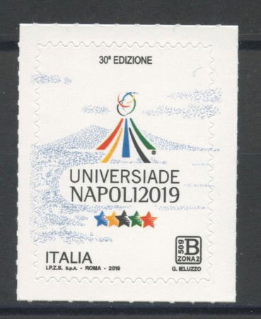 2019 - REPUBBLICA - UNIVERSIADI ESTIVE - NUOVO - LOTTO/37110