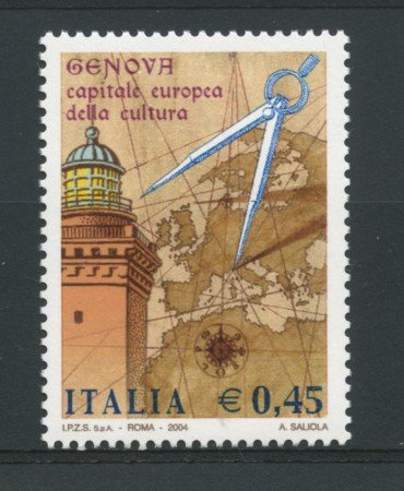 2004 - LOTTO/13788 - REPUBBLICA - GENOVA CAPITALE CULTURA - NUOVO