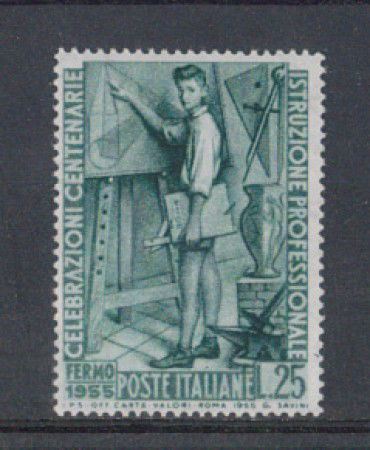 1955 - LOTTO/6287 - REPUBBLICA - 25 L. ISTRUZIONE PROFESSIONALE