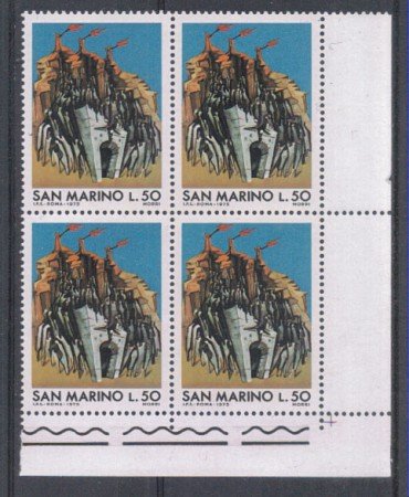1975 - LOTTO/7958Q - SAN MARINO - SCAMPO DEI CENTOMILA - QUARTINA NUOVI
