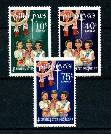 1969 - FILIPPINE - LOTTO/22363 - NATALE 3v. -  NUOVI