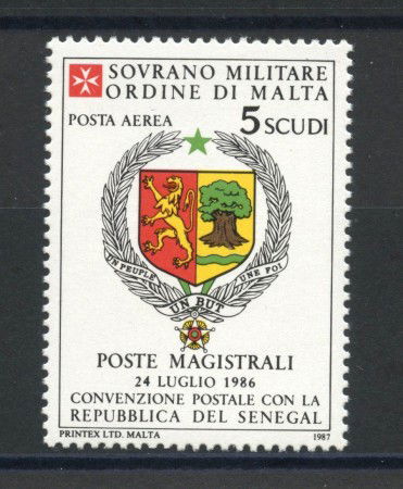 1987 - LOTTO/39271 - SMOM - P/A CONVENZIONE SENEGAL 1v.- NUOVO