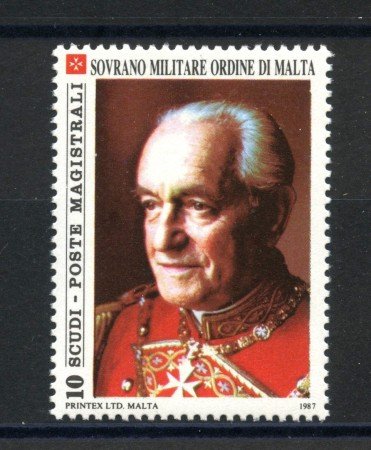 1987 - SOVRANO MILITARE DI MALTA - LOTTO/39277 - ANGELO DE MOJANA - NUOVO