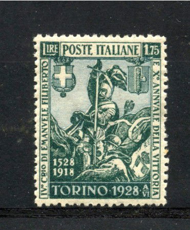 1928 - REGNO - LOTTO/47391 - 1,75 LIRE. EMANULE FILIBERTO - LINGUELLATO