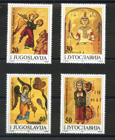 1991 - JUGOSLAVIA - LOTTO/38582 - MINIATURE 4v. - NUOVI