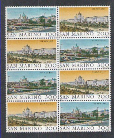 1981 - LOTTO/8014Q - SAN MARINO - WIPA 81 - QUARTINA