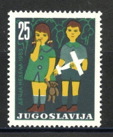 1963 - JUGOSLAVIA - SETTIMANA INFANZIA - LOTTO/33848