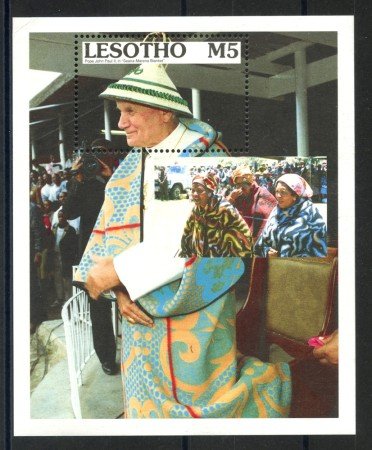1988 - LESOTHO - VISITA DI PAPA G. PAOLO II° - FOGLIETTO - NUOVO - LOTTO/35966