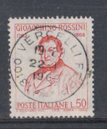 1968 - LOTTO/6509U - REPUBBLICA - G.ROSSINI  USATO