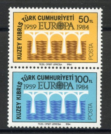 1984 - LOTTO/41263 - CIPRO  TURCO - EUROPA 2v. - NUOVI