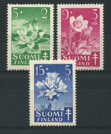 1950 - LOTTO/12115 - FINLANDIA - PRO TUBERCOLOTICI 3v. - LING.-