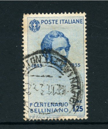 1935 - LOTTO/22093 - REGNO - 1,25 LIRE  V. BELLINI - USATO