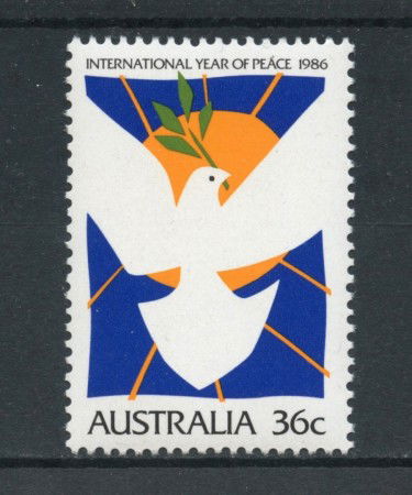 1986 - AUSTRALIA - ANNO DELLA PACE - NUOVO - LOTTO/27873