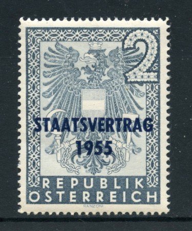 1955 - AUSTRIA - TRATTATO DI INDIPENDENZA - NUOVO - LOTTO/27898