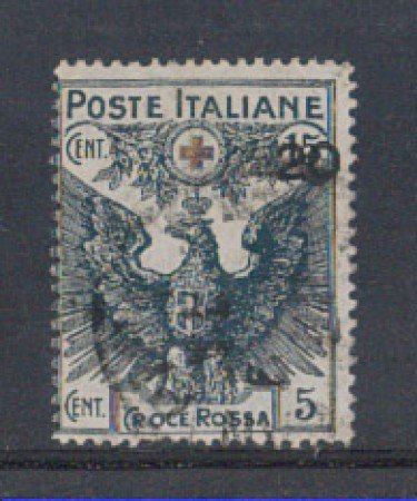 1915/16 - LOTTO/REG104UC - REGNO - 20 SU 15c. CROCE ROSSA - USAT
