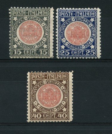 1921 - LOTTO/13020 - REGNO - ANNESSIONE VENEZIA GIULIA 3v. -  NUOVI
