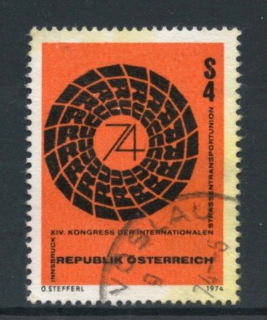 1974 - AUSTRIA - TRASPORTO SU STRADA - USATO - LOTTO/28010U